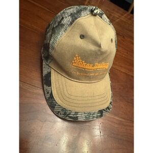 Vintage Camo Texas Trailers "We're Behind‎ You All The Way" Cobra Hat
